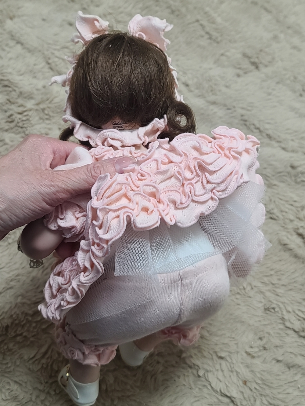 Marie Osmond, Small Talk, Limited Edition Ruffled Pink Outfit - Picture 8 of 9